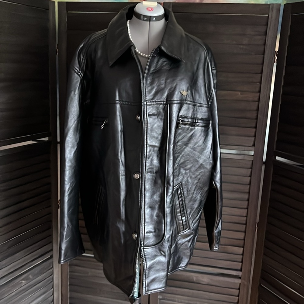 Reportage RGA Authentic Italian Faux Leather Jacket - 2XL NWOT